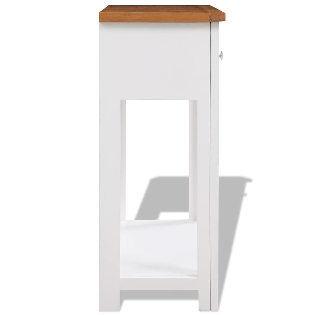 Solid Oak Wood Console Table M242