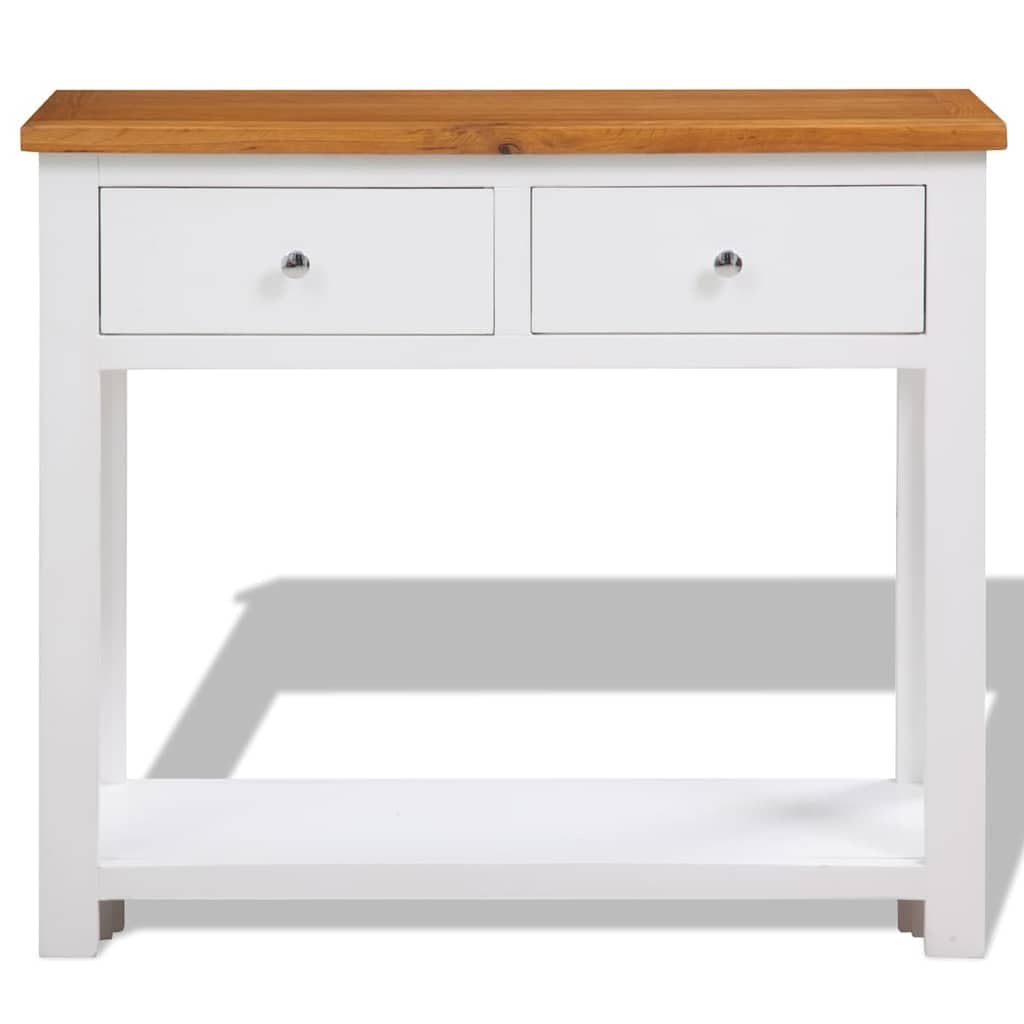 Solid Oak Wood Console Table M242