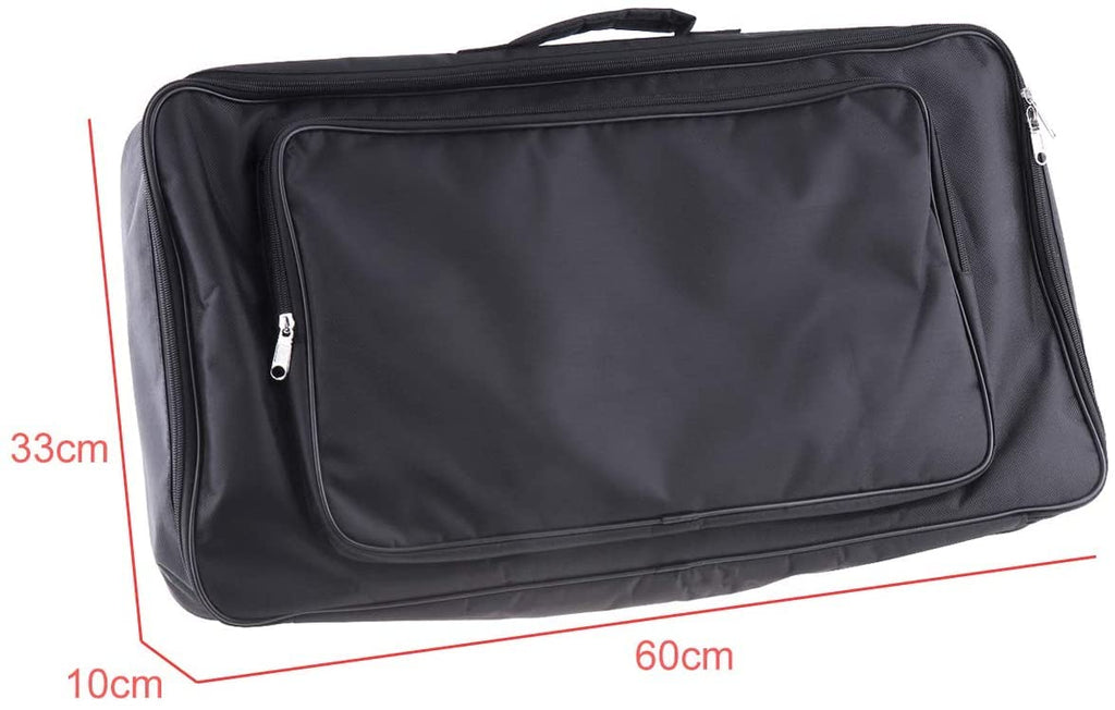 Black Portable Guitar Effects Pedal Board Gig Bag X136053