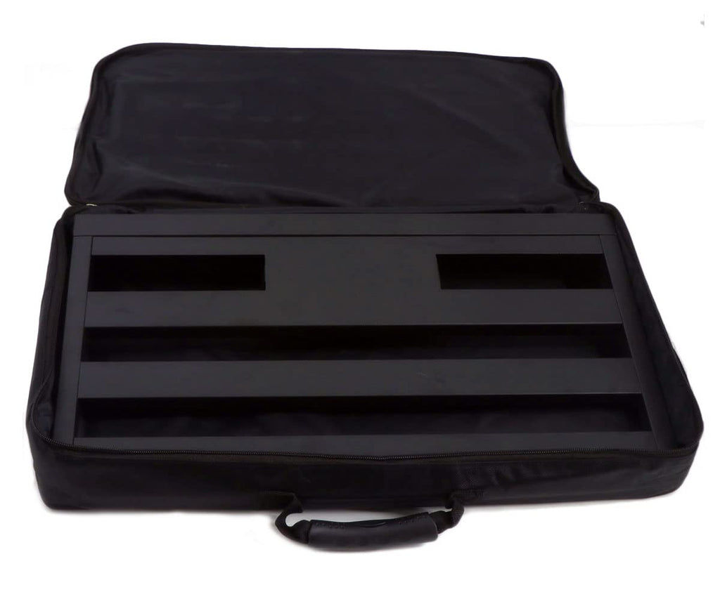 Black Portable Guitar Effects Pedal Board Gig Bag X136053