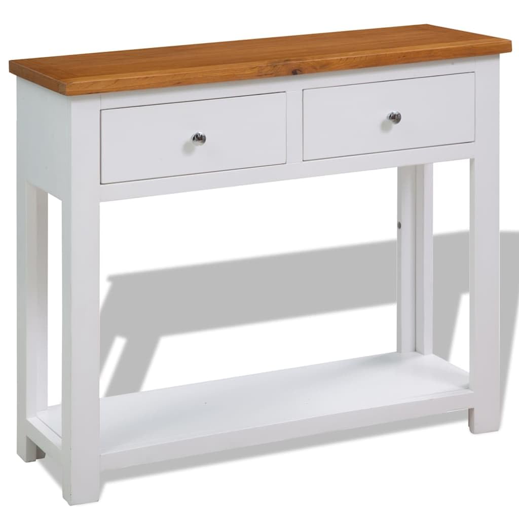 Solid Oak Wood Console Table M242