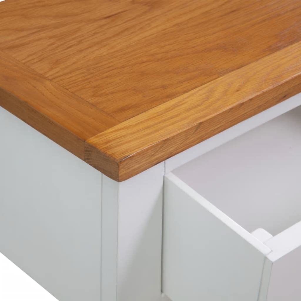 Sofa Side Table with 2 Drawers and Storage Shelves R877