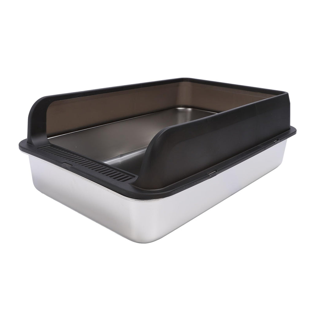 Stainless Steel Enclosed Cat Litter Box with Lid and Scoop C173407