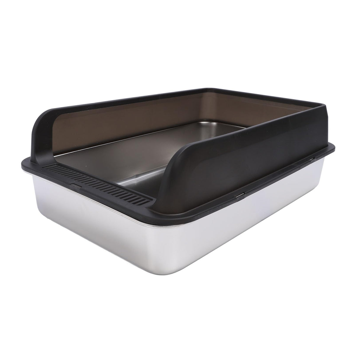 Stainless Steel Enclosed Cat Litter Box with Lid and Scoop C173407