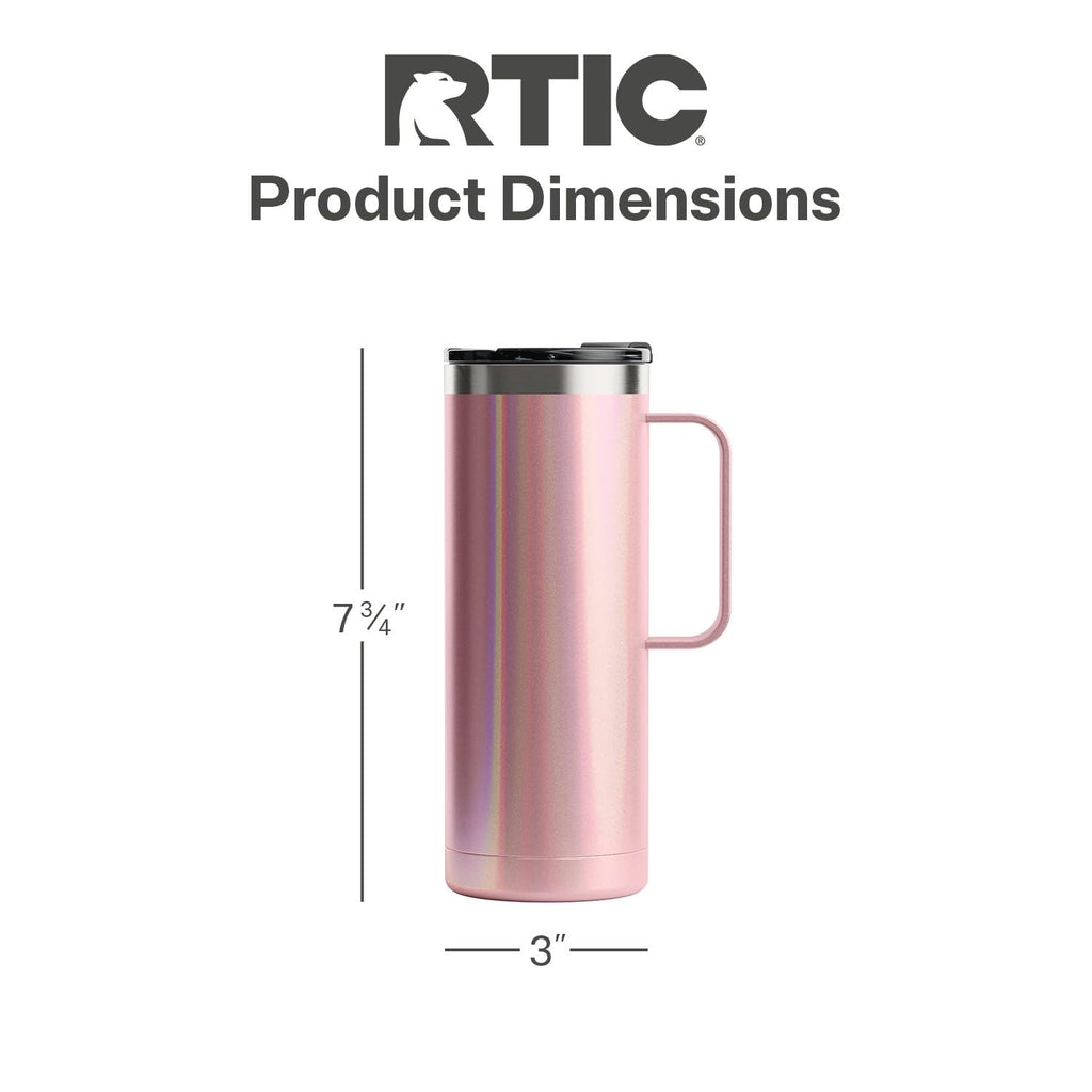 20oz Stainless Steel Insulated Travel Mug with Lid and Handle M36057
