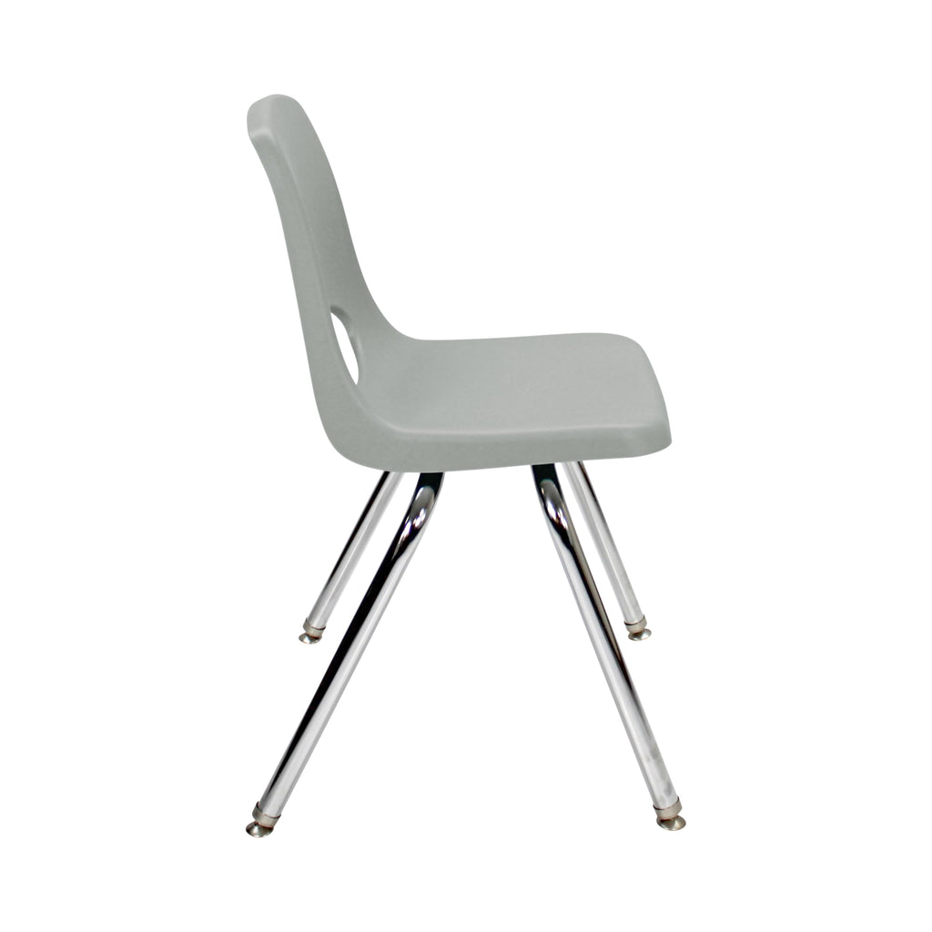 16" Light Gray School Stack Chair 2-Pack G980727