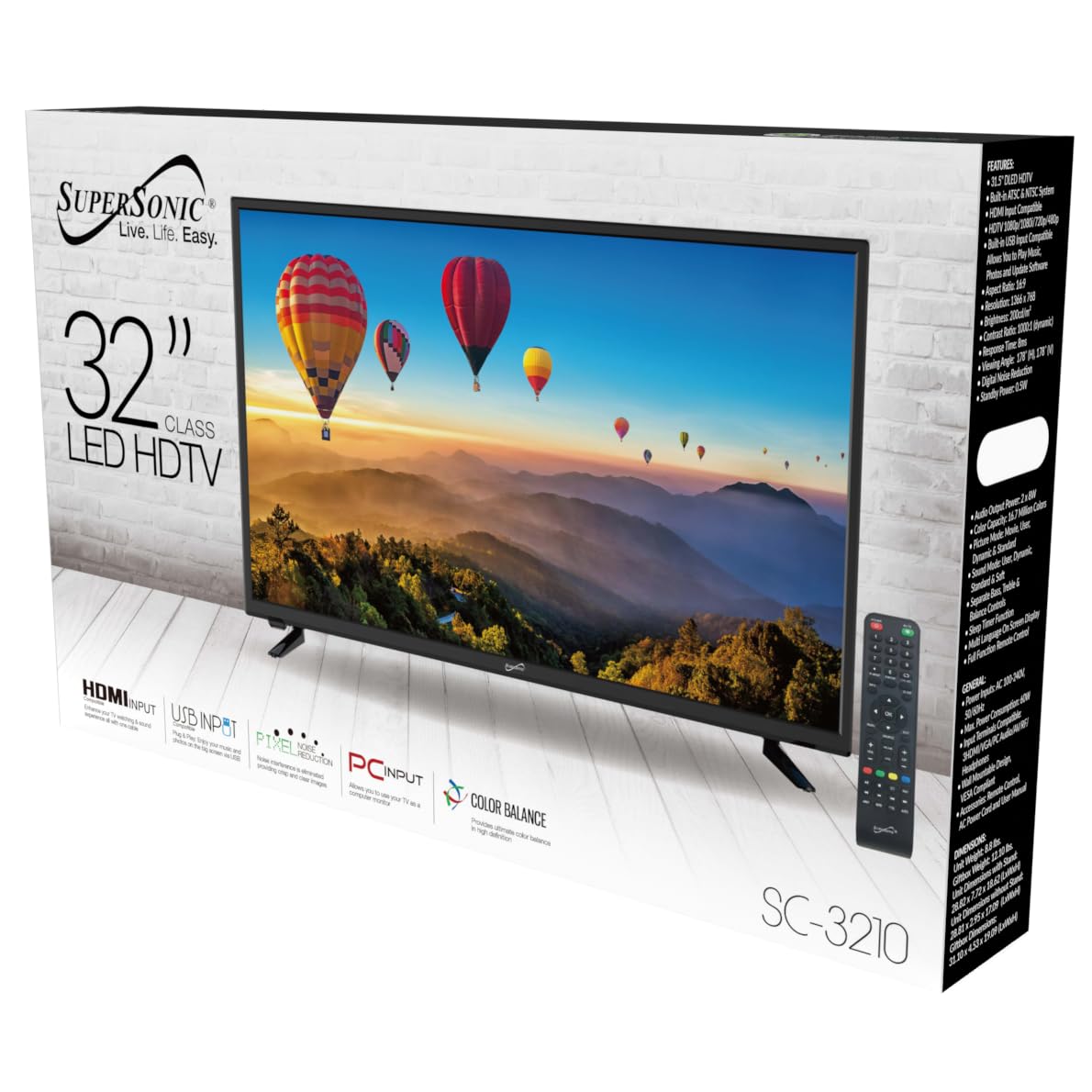 31.5-Inch 1080p DLED HDTV with HDMI T881