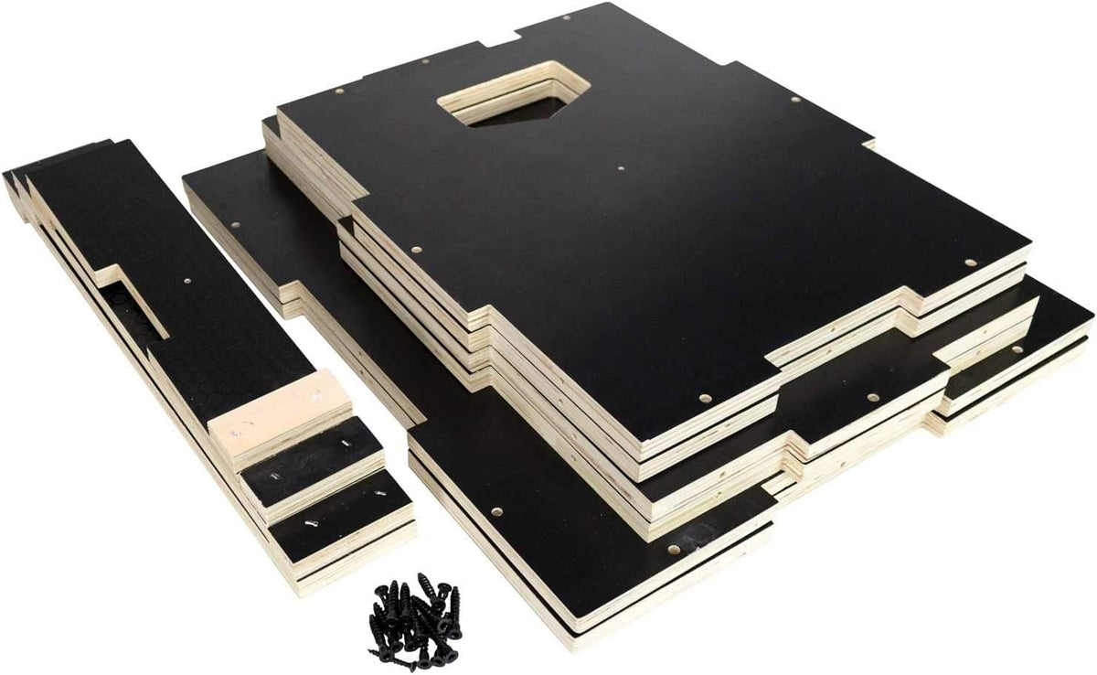 Wooden Plyo Box, 16/14/12 Anti-Slip P435