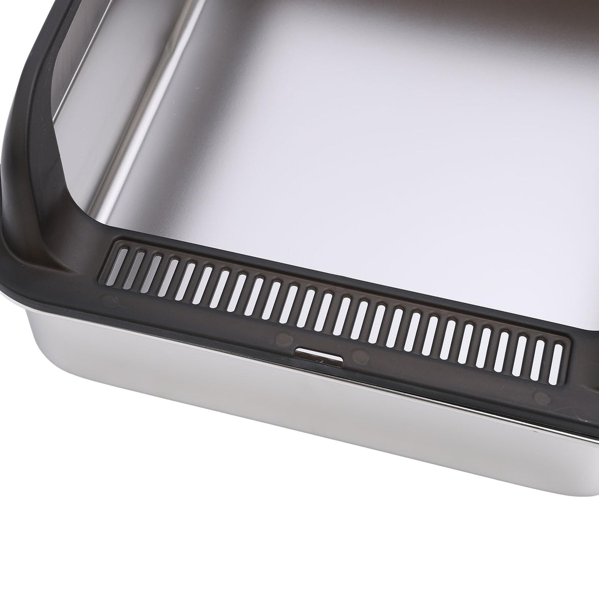 Stainless Steel Enclosed Cat Litter Box with Lid and Scoop C173407