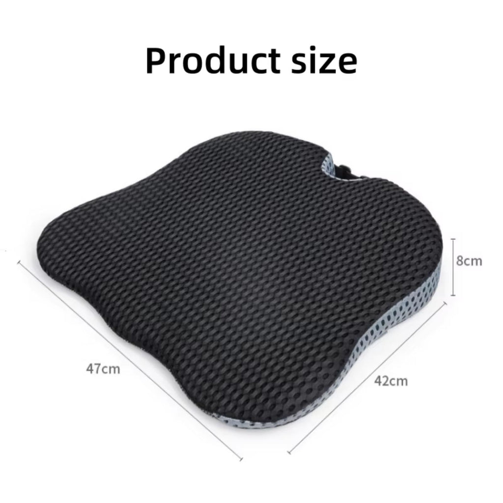 Memory Foam Grey Car Seat Booster Cushion D10738