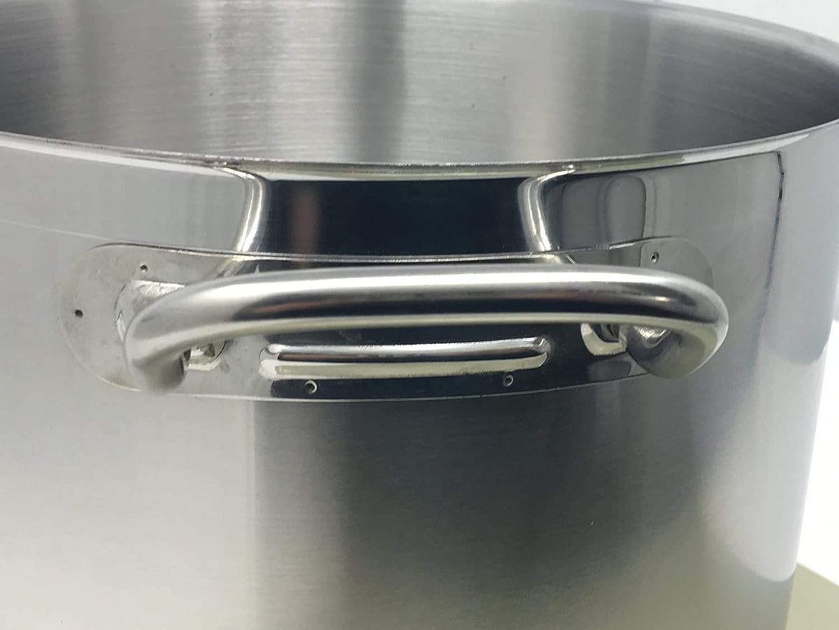 40 Qt Stainless Steel Stock Pot with Cover A286