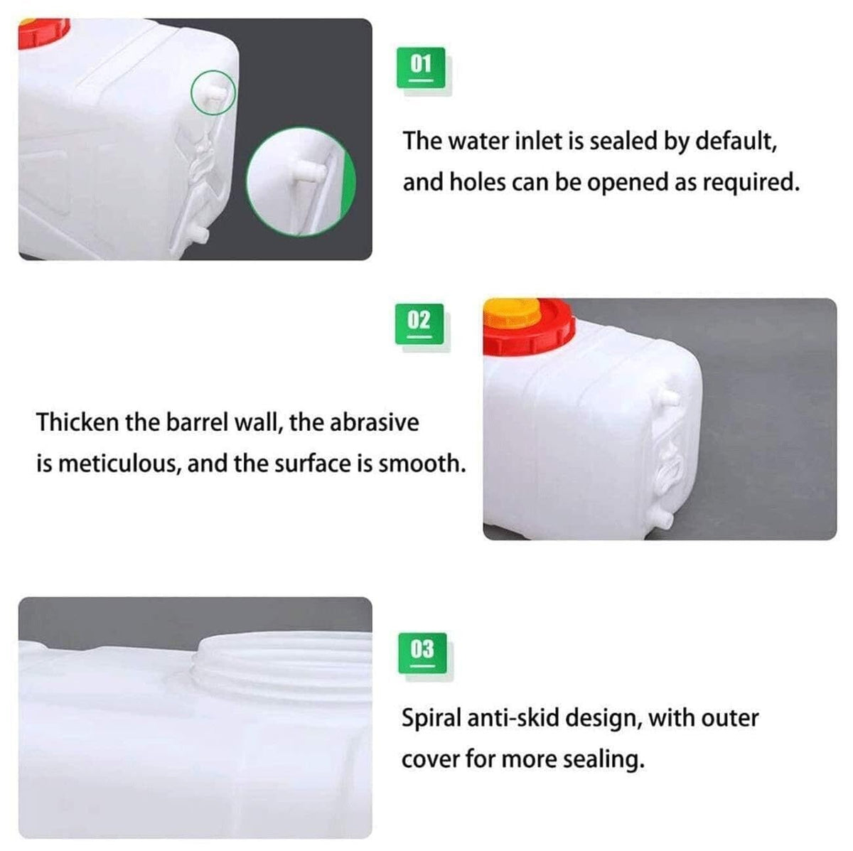 Square Water Storage Tank with Lid P159186