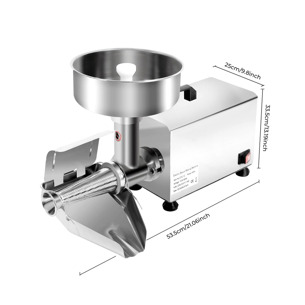 450W Stainless Steel Tomato Strainer Machine J257932