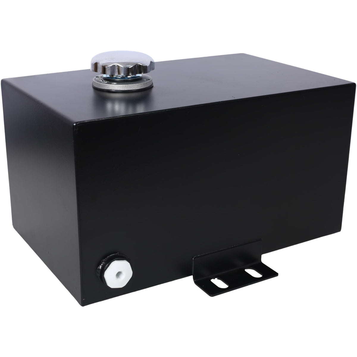 5 Gallon Hydraulic Fluid Reservoir Tank 14 Gauge Steel Black Z382