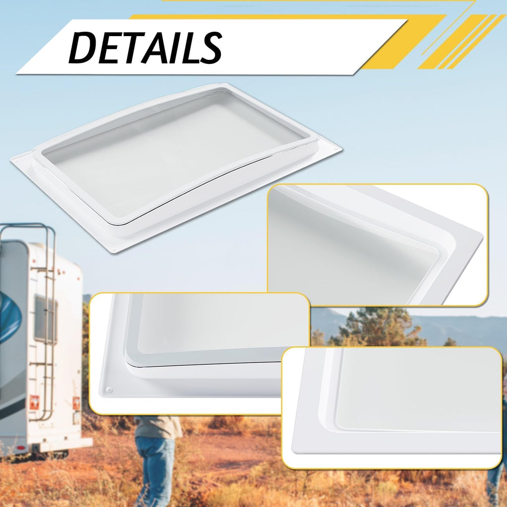 24" Shatterproof Clear RV Skylight Dome Cover S968515