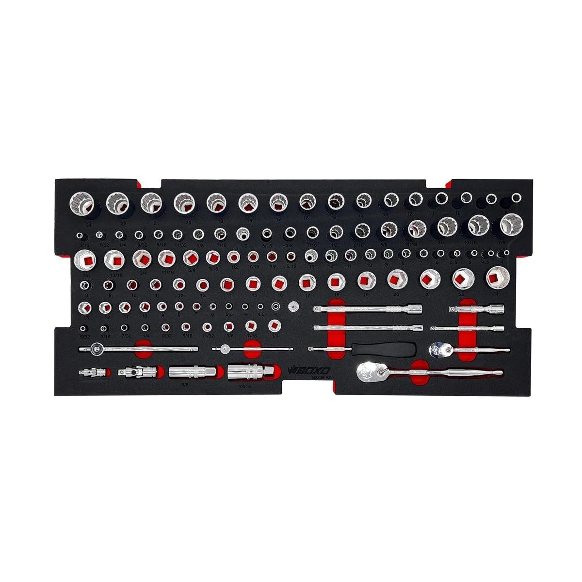 26" 5 Drawer Locking Tool Set with Carry Box A827489