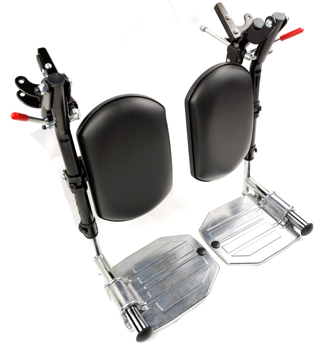 Heavy Duty Wheelchair Elevating Leg Rest with Calf Pad, Black W852720