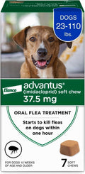 Soft Chew Flea Treatment for Dogs 23-110 lbs. 7 ct T325