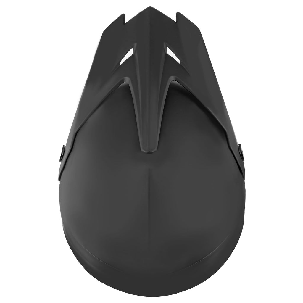 Matte Black Adult Full Helmet Medium M852