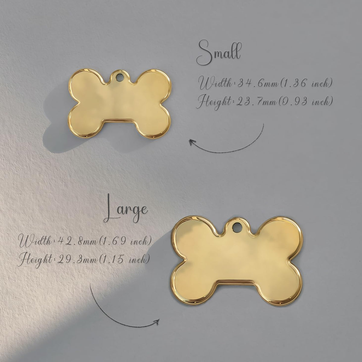 Stainless Steel Deep Engraving Dog Tags A83299