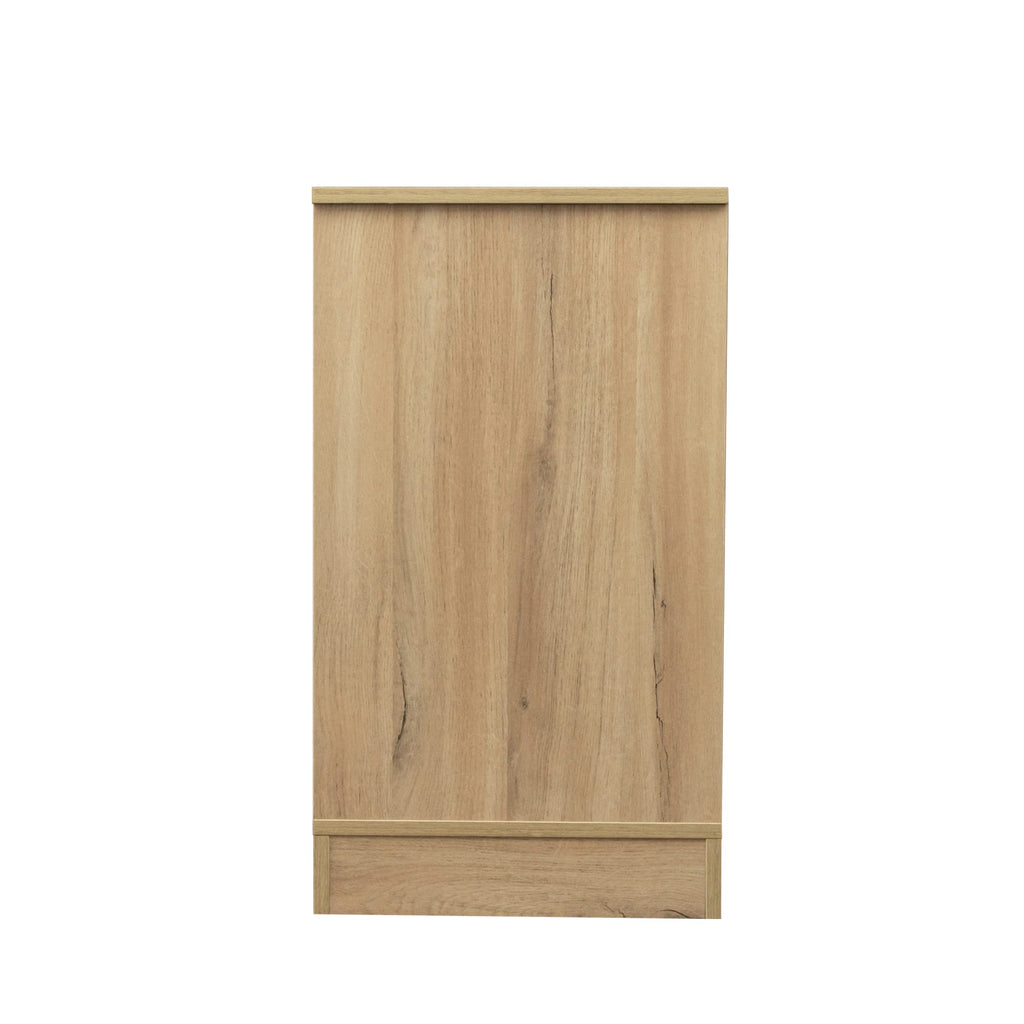 Sliding Barn Door Wood TV Stand with Adjustable Shelves T916