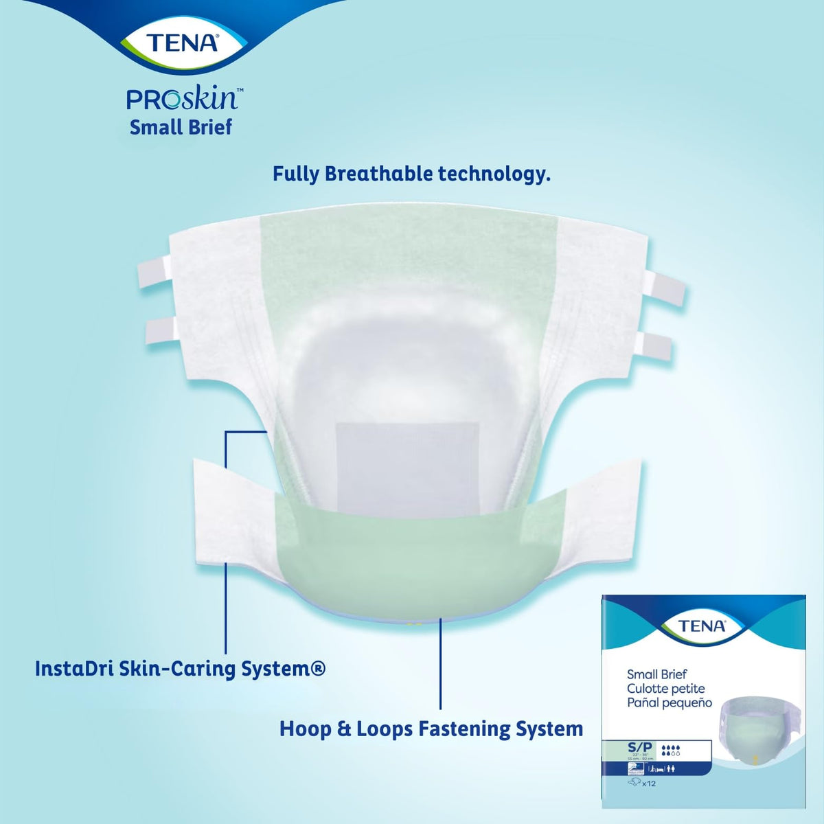 Small Heavy Absorbency Disposable Brief G8265