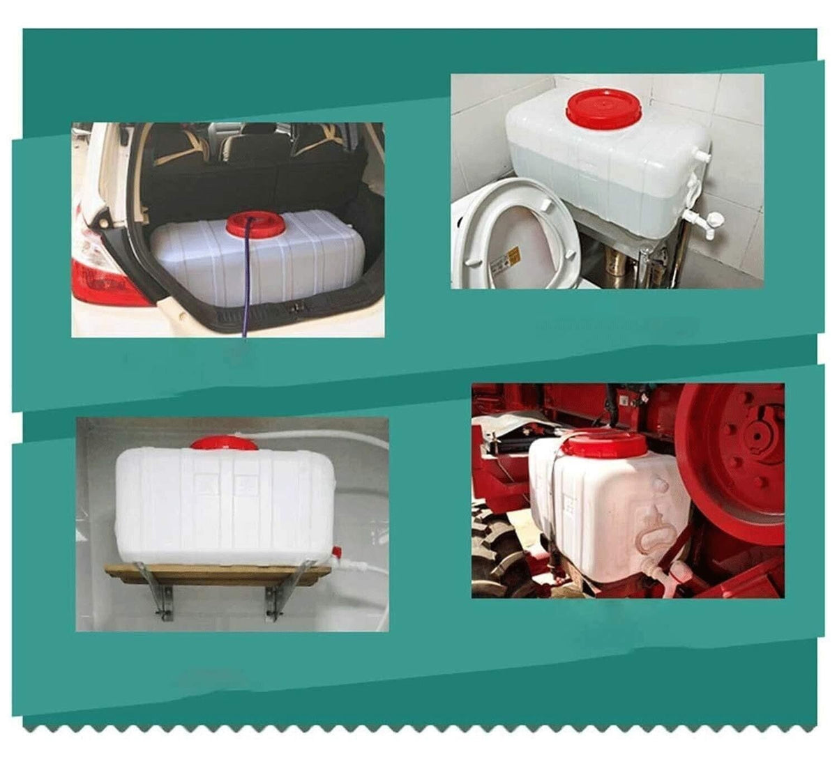 Square Water Storage Tank with Lid P159186