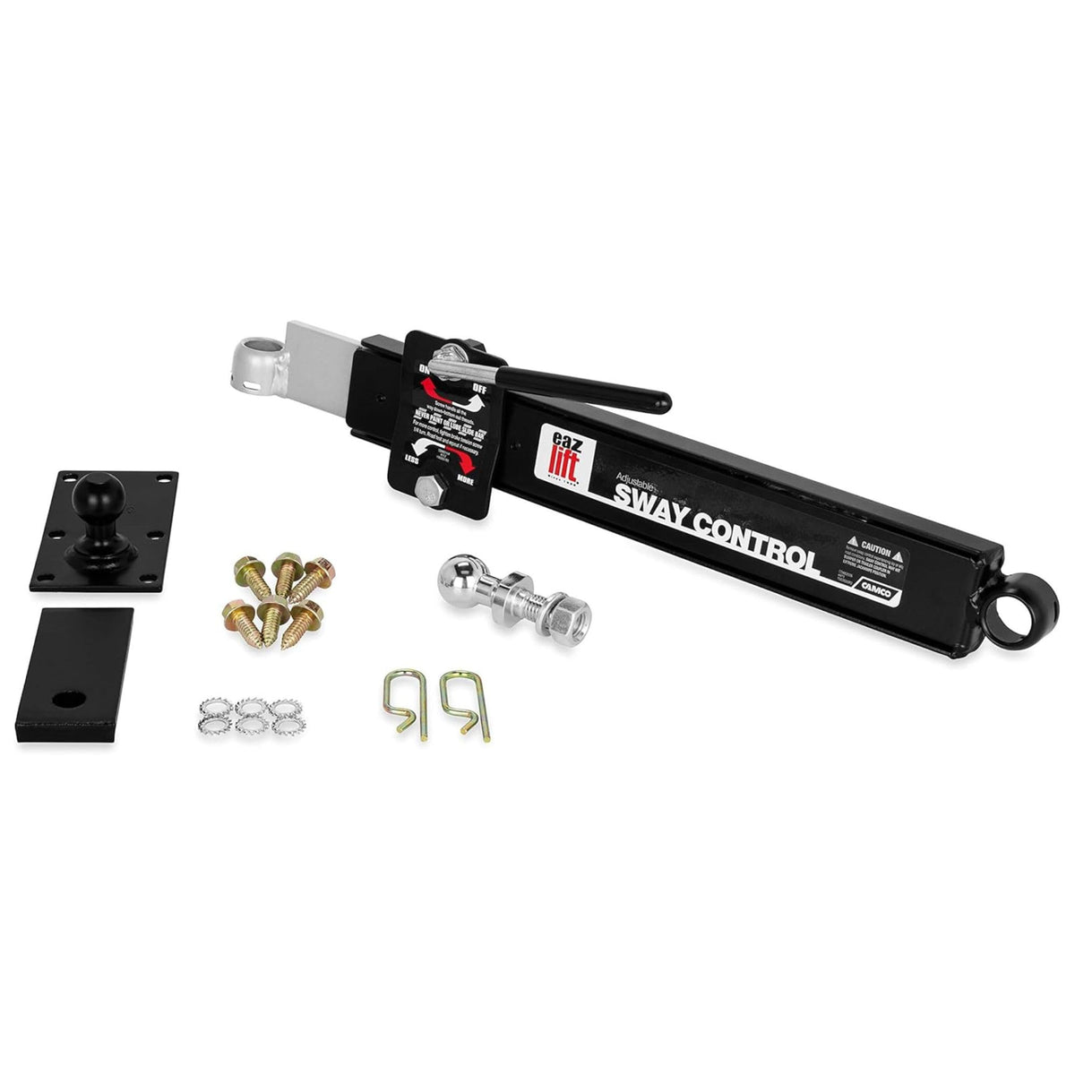 Black Adjustable Hitch with Pads T9615
