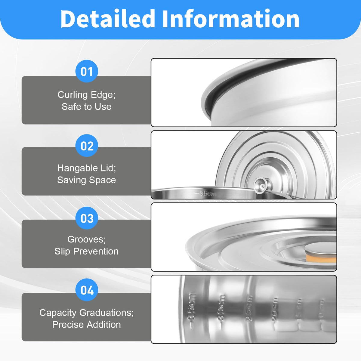30 QT Stainless Steel Stock Pot with Lid V1257