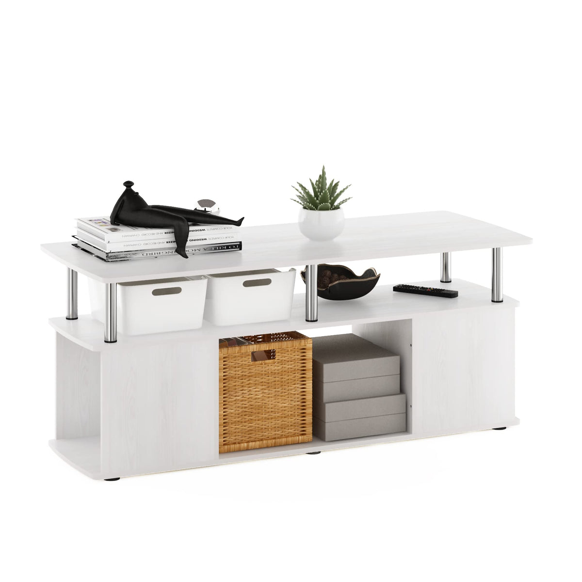 3-Tier TV Stand with Open Shelf up to 50 Inch X727405