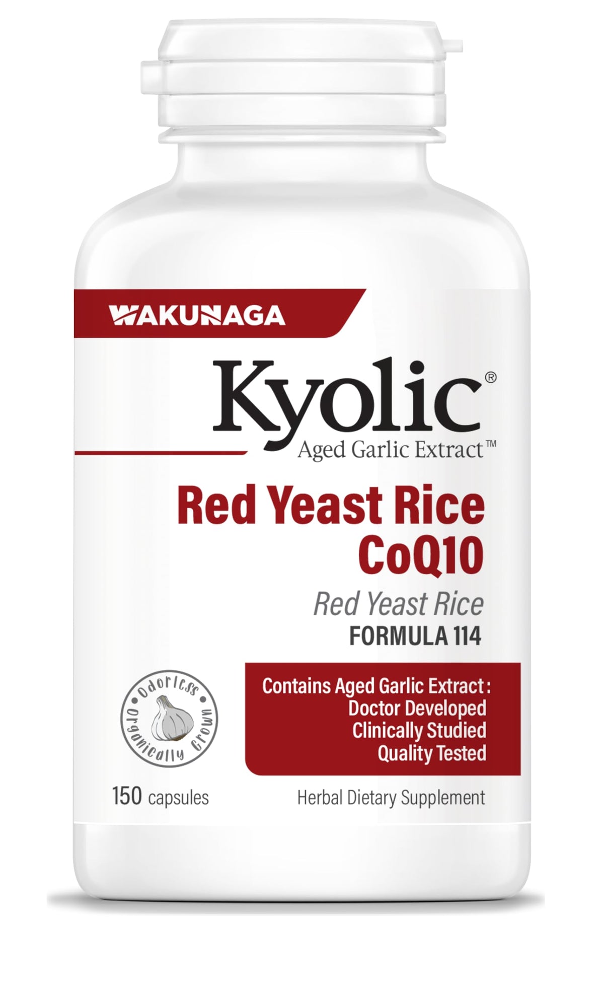 Aged Garlic Extract Red Yeast Rice CoQ10 150 Capsules F8810