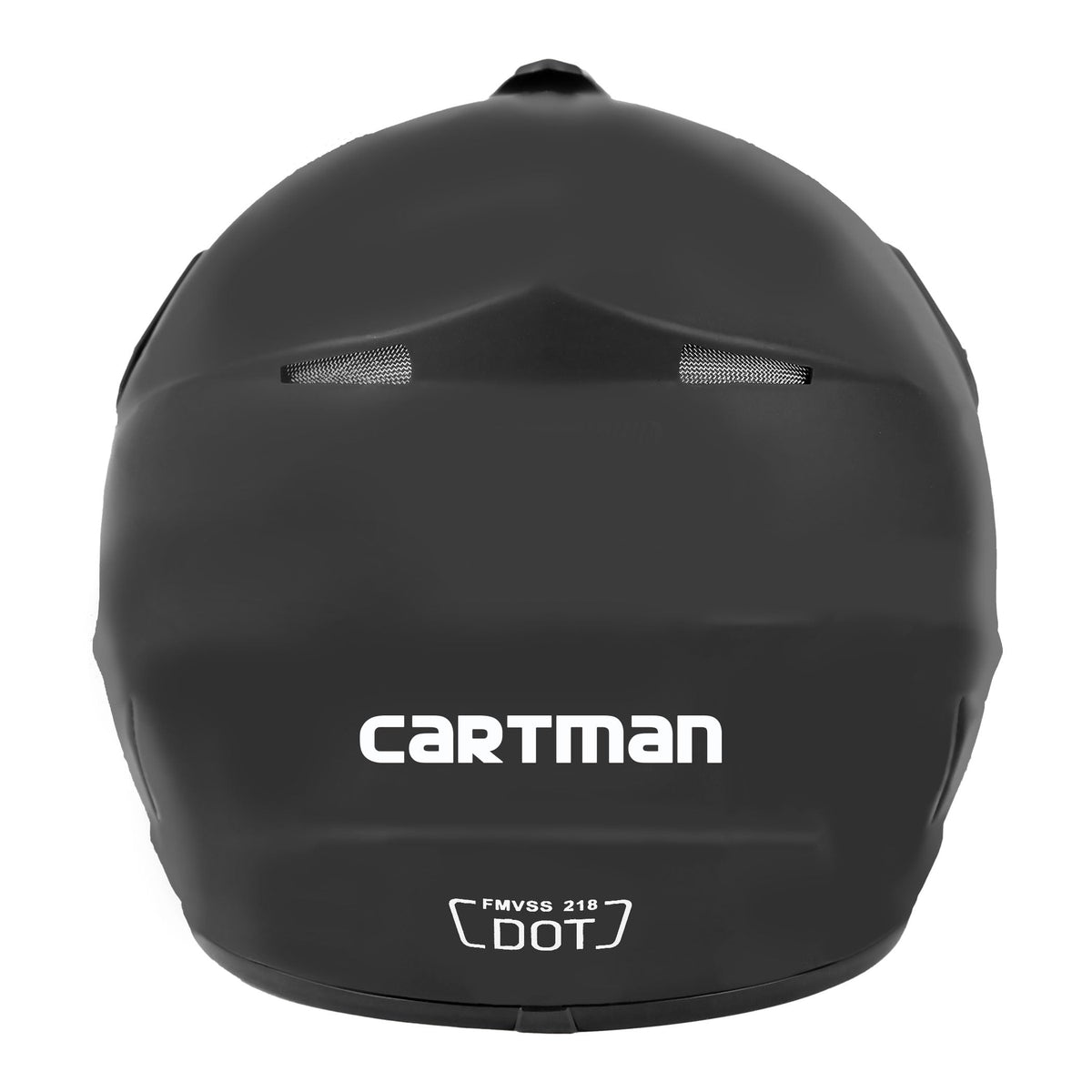 Matte Black Adult Full Helmet Medium M852