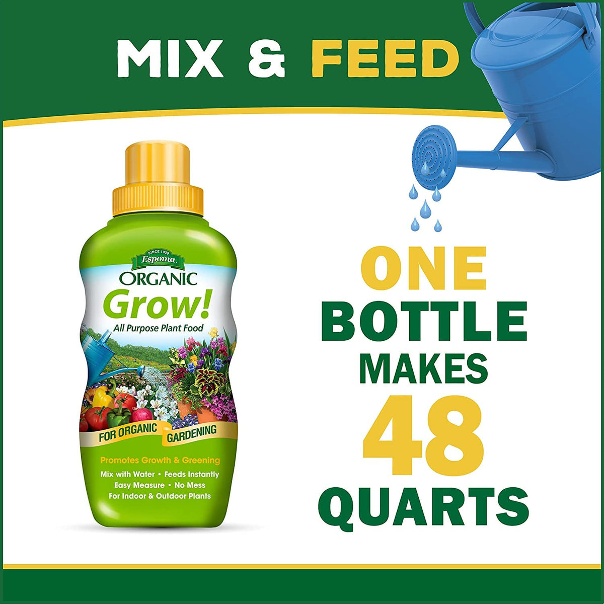 Organic Liquid Concentrate Plant Food 16oz Q240