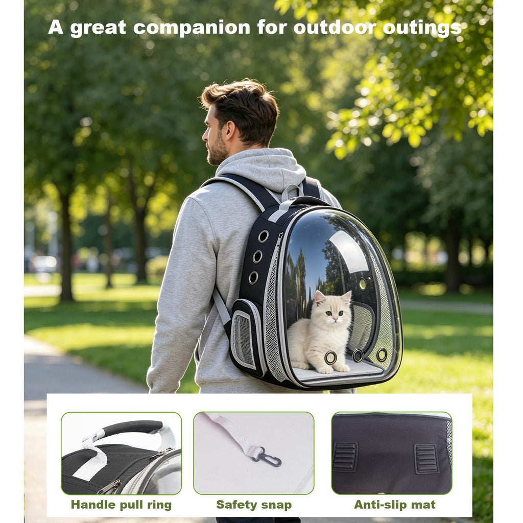 Expandable Pet Backpack Cats Dogs Carrier Bag Y9172
