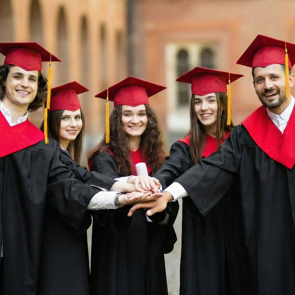 Graduation Cap with Tassel Adjustable Adult Graduation Hat X6655