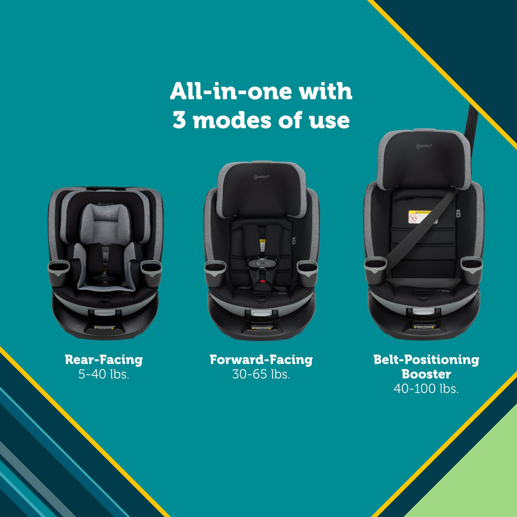 Rotating All-in-One Convertible Car Seat Y85632