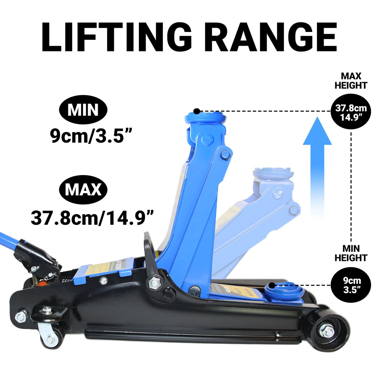 2.5 Ton Low Profile Hydraulic Floor Jack T862087