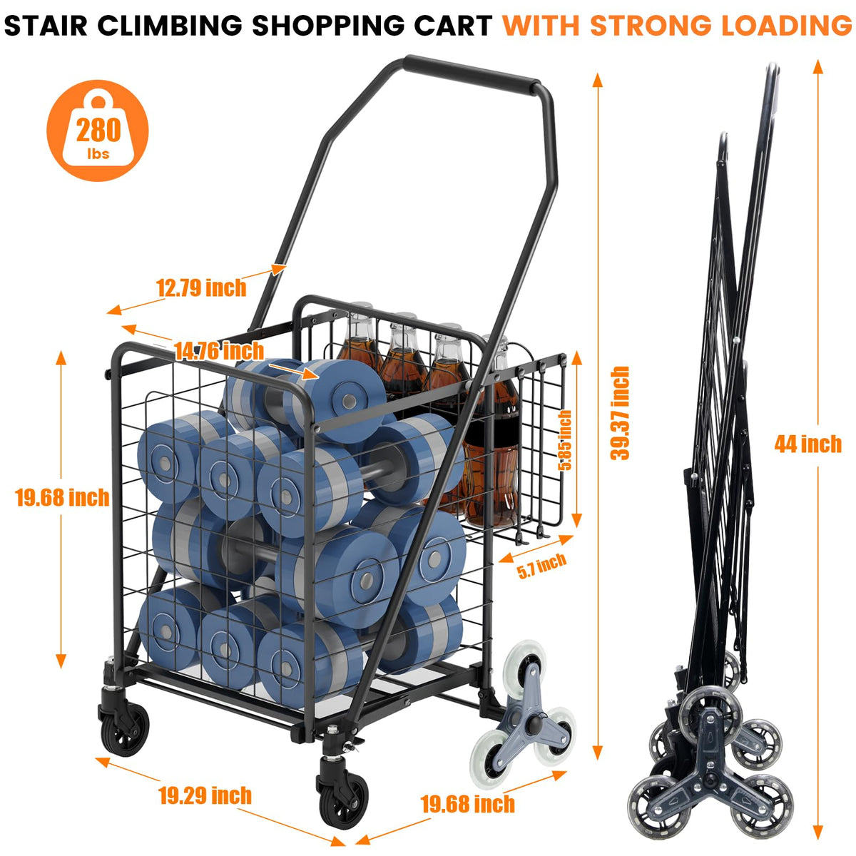 Stair Climbing Shopping Cart D383606