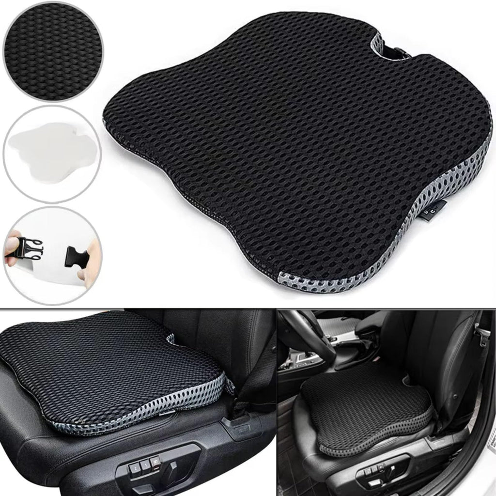 Memory Foam Grey Car Seat Booster Cushion D10738