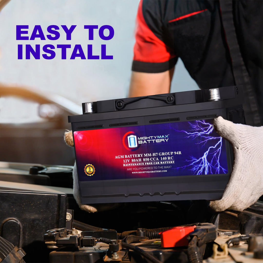12V 80AH 850 CCA Replacement Battery G94786