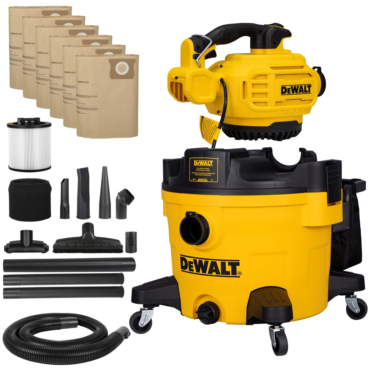 Shop Vacuum Wet and Dry 9 Gallon 5 HP with Detachable Blower P24558
