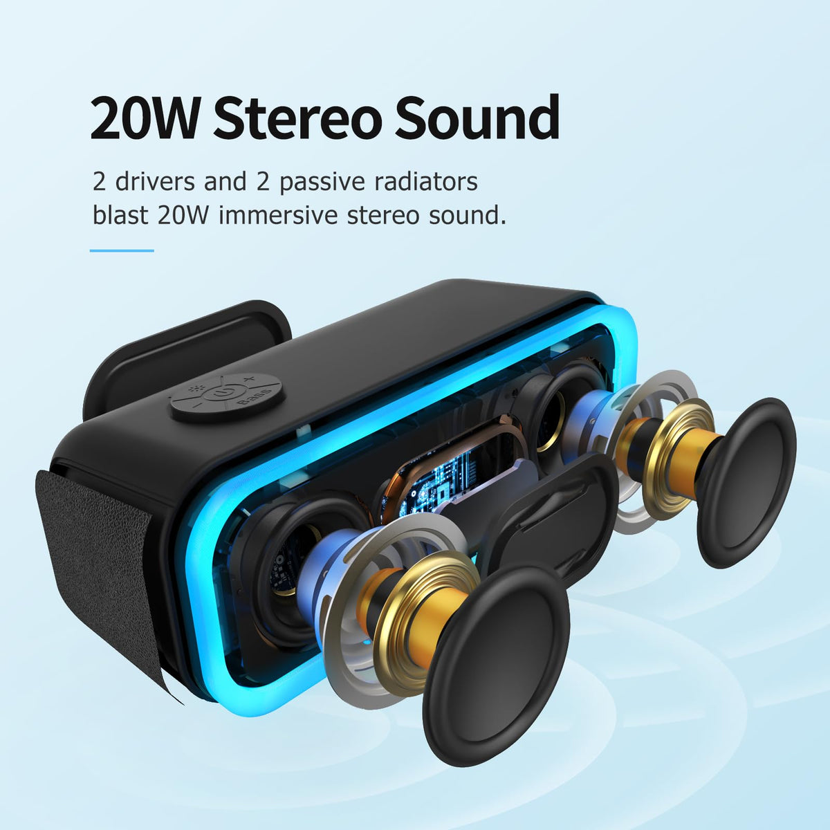 Bluetooth Speaker 20W Stereo Sound A24124