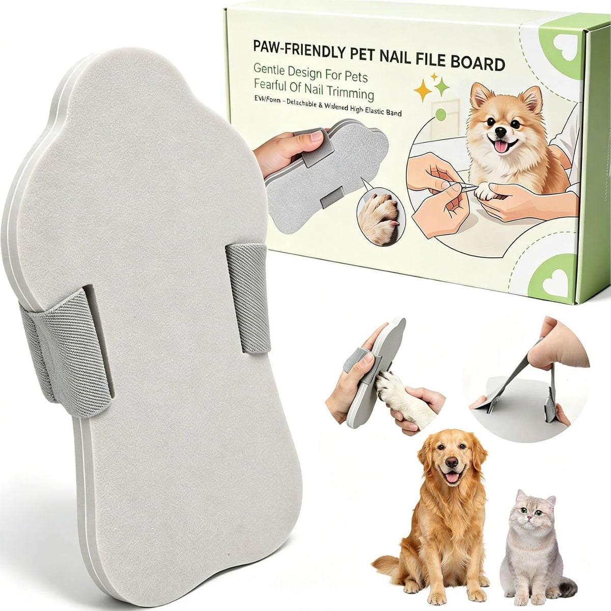 Dog Nail Scratch Board with Hand Strap V479