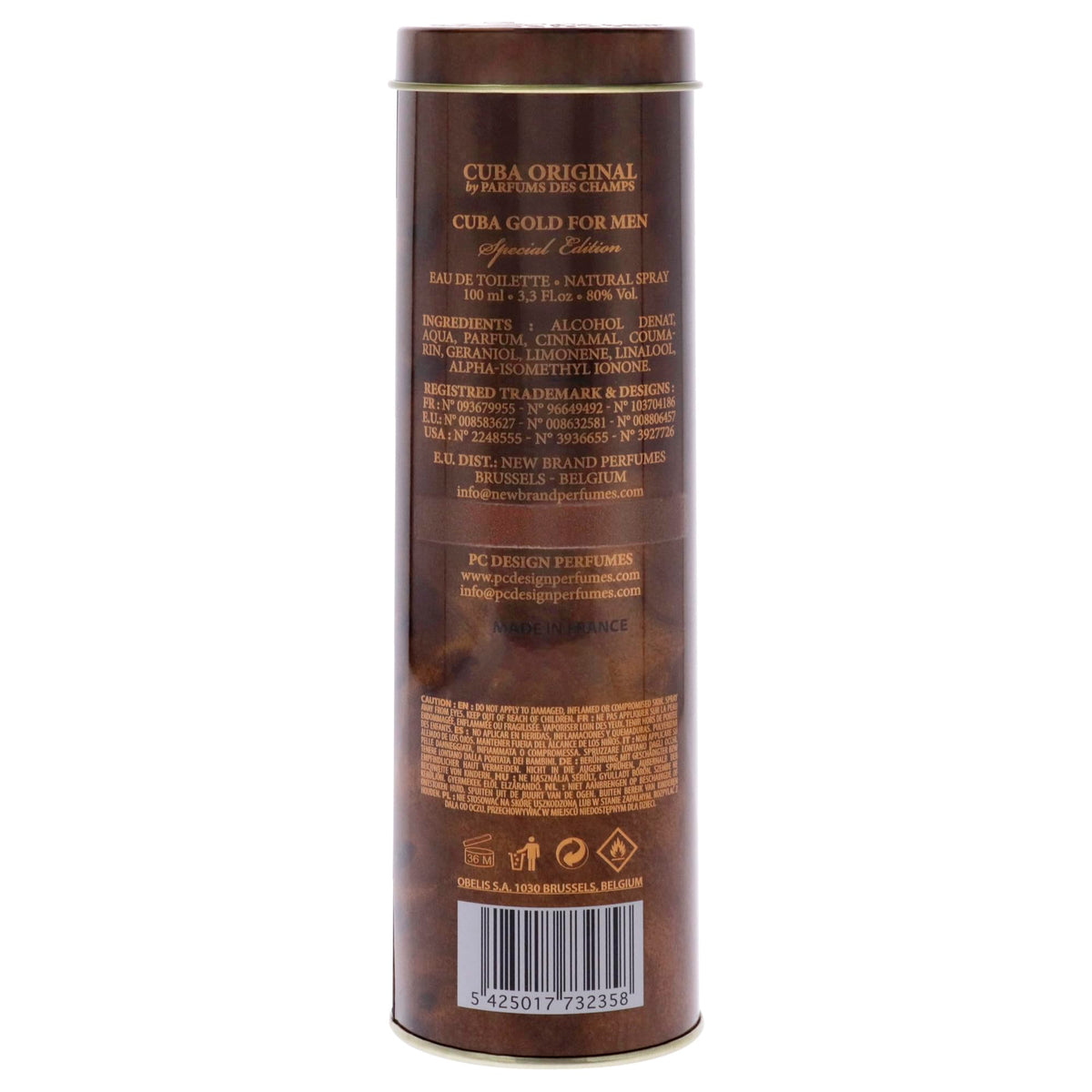 Gold Eau De Toilette Spray 3.4 Ounce A13409