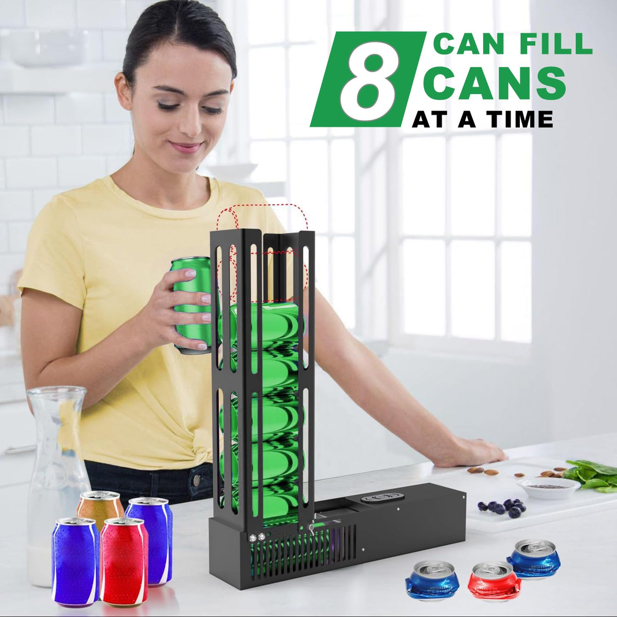 Automatic Can Crusher for 8oz/12oz/16oz Cans F851208
