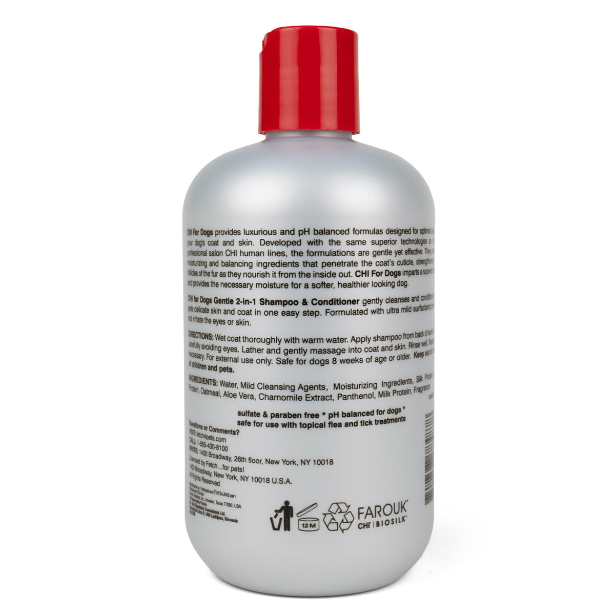 2-in-1 Dog Shampoo and Conditioner 16 Fl Oz V317576