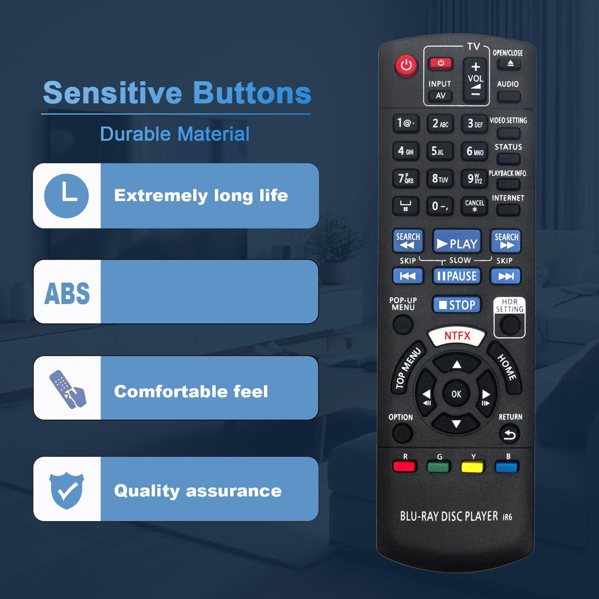 Replacement Remote Control M8140