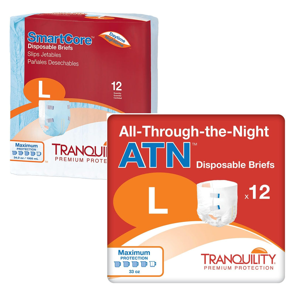 Large Briefs Trial Bundle, 12ct Bags L5431