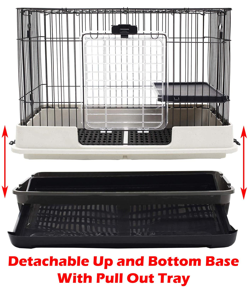 2-Level Rabbit Hutch Guinea Pigs Cage W1162