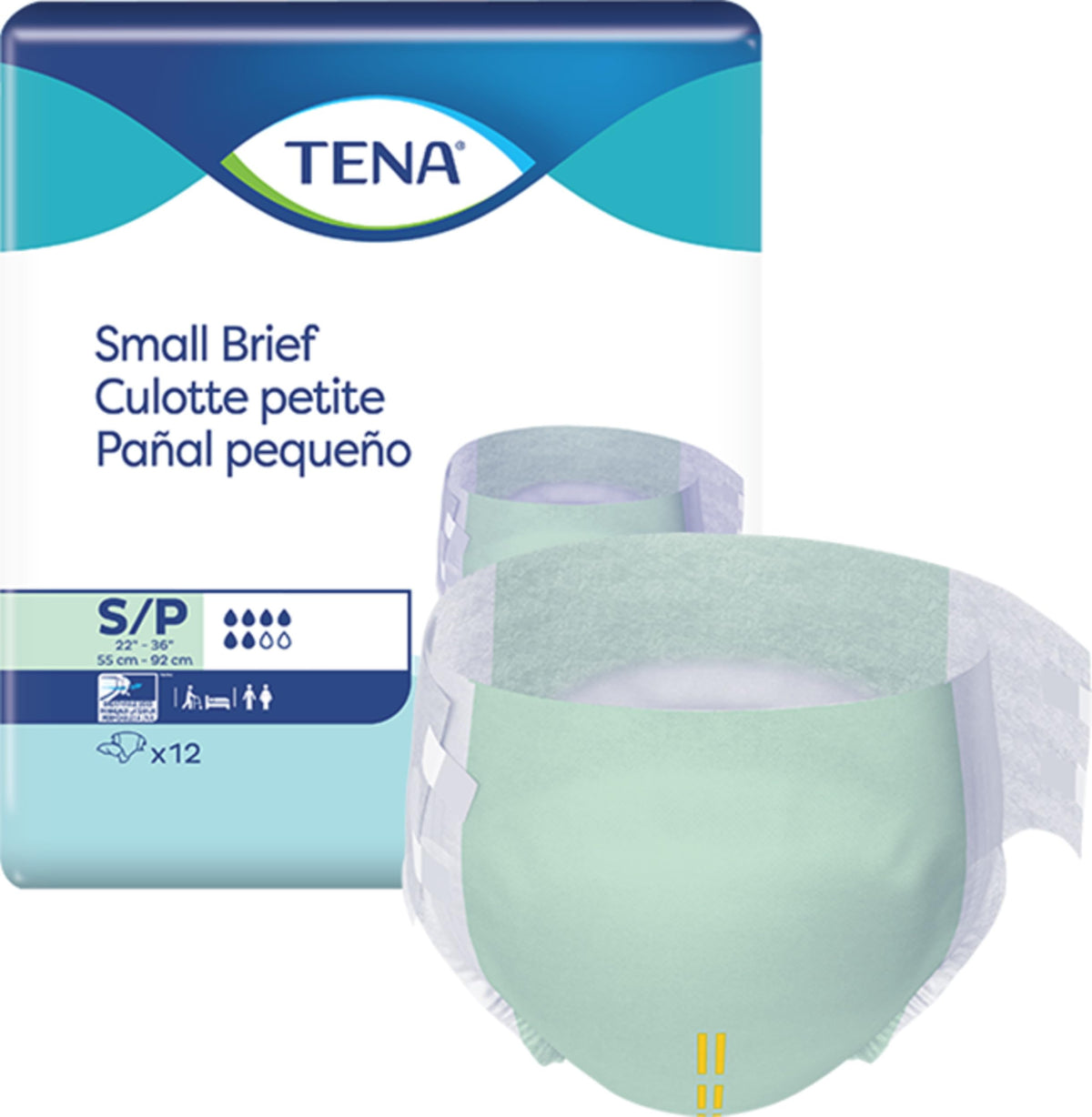 Small Heavy Absorbency Disposable Brief G8265
